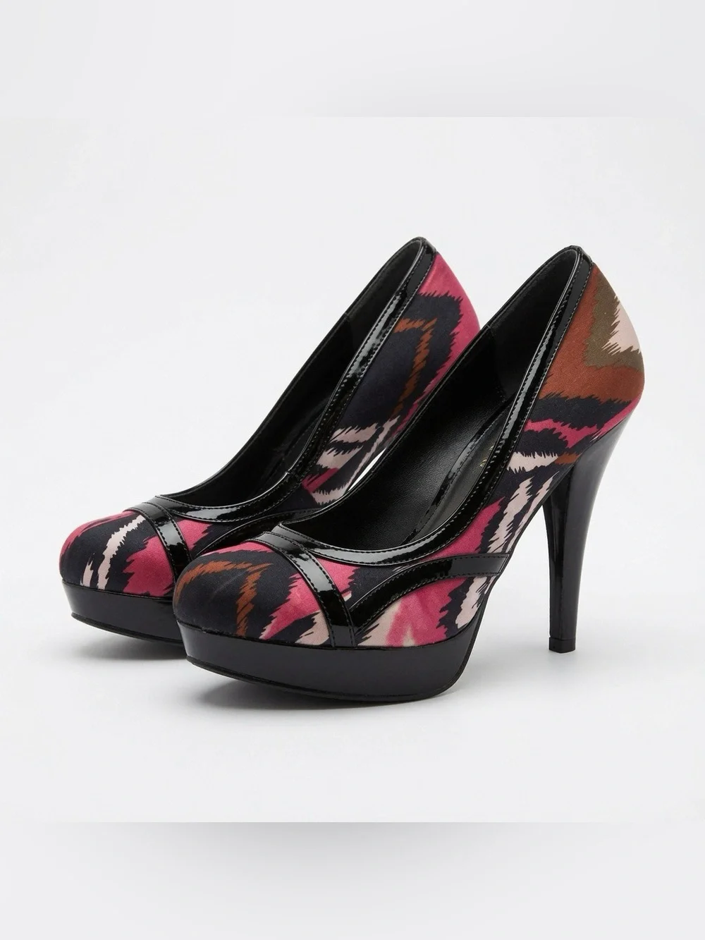 🟢3/$15 MADDEN GIRL heels 8.5 round toe multi color